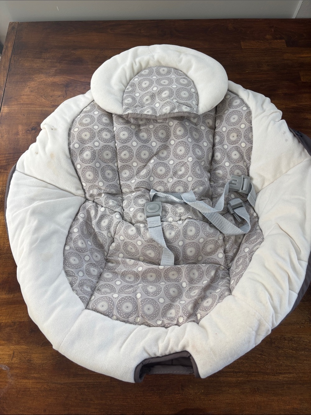Graco Simple Sway Baby Swing Replacement Fabric Seat Cover Pad & Headrest
